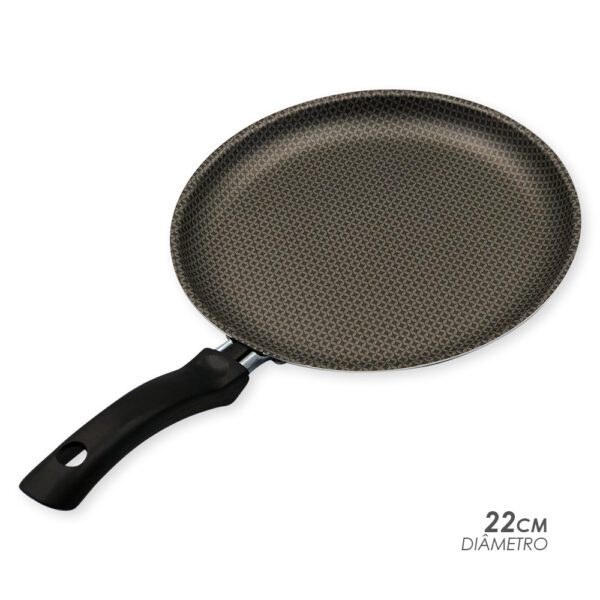 Panquequeira Frigideira 22cm - Cinza - Image 3