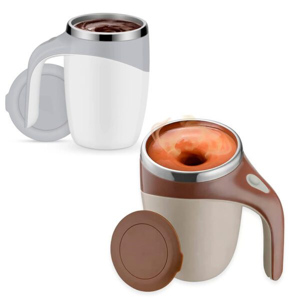 Caneca Mixer Inox Automática Elétrica Misturador 380ml
