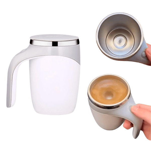 Caneca Mixer Inox Automática Elétrica Misturador 380ml - Image 3