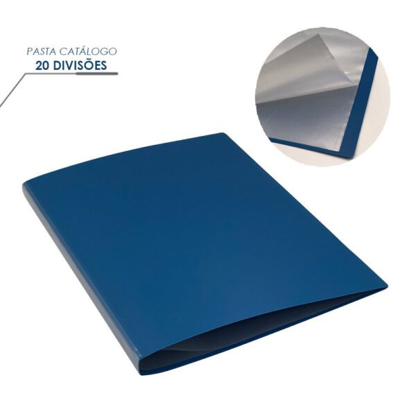 Pasta Catálogo 20 Divisões A4 Cores Sortidas - Image 4