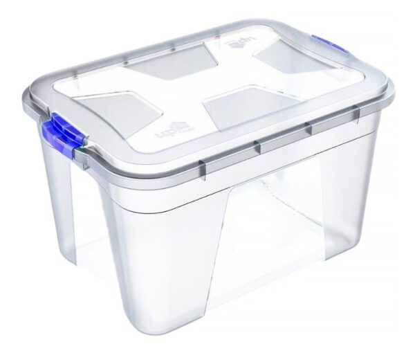 Caixa Organizadora Multiuso Transparente 56 Litros - Image 2