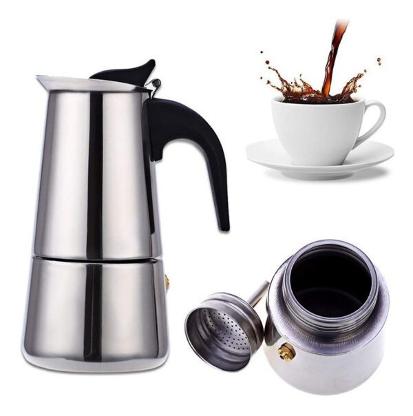 Caféteira Italiana Inox Premium para 6 xicaras - Image 2