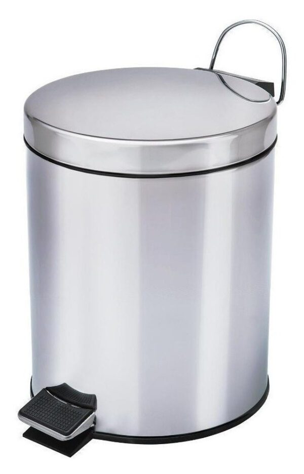 Cesto De Lixo 3lts 100% Inox C/ Pedal Banheiro E Cozinha - Image 2