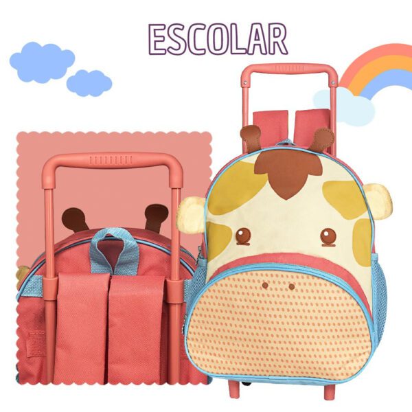 Mochila de Rodinha Infantil - Girafa - Image 3