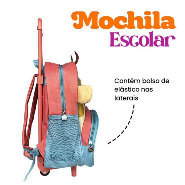 Mochila de Rodinha Infantil - Girafa - Image 4
