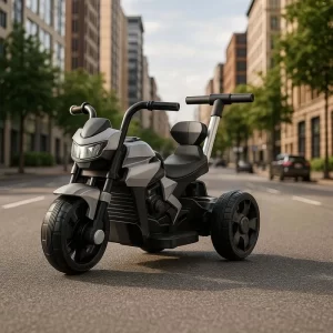 Mini Moto Esportiva Elétrica - Cinza